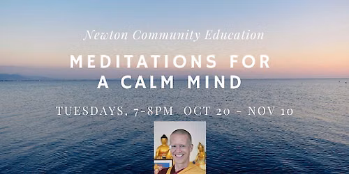 Meditations for a Calm Mind (3-Week Course in Newton)