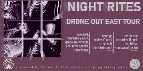 Night Rites | DRONE ON TOUR | Melbourne (VIC)