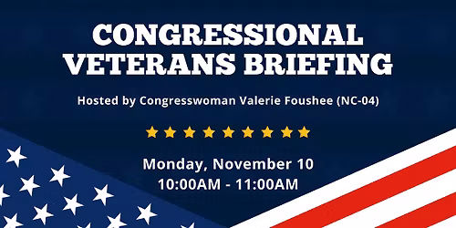 NC-04 Congressional Veterans Briefing