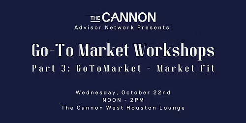 Go-To Market Workshops - Part 3: GoToMarket - Market Fit