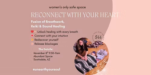 [Women Only] Event Reiki, Breathwork, and Sound Healing
