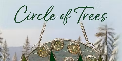 Stained Glass Circle of Trees