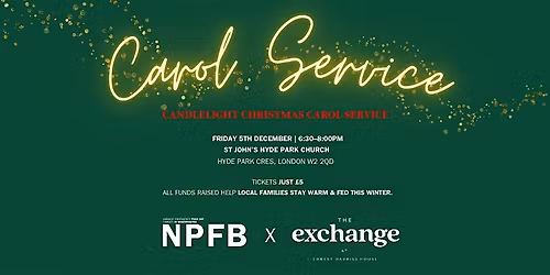 NPFB x The Exchange Candlelight Christmas Carol Service