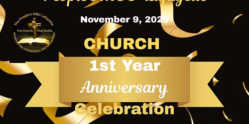 People's Church-Lafayette One-Year Anniversary