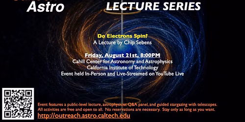 Stargazing Lecture - Do Electrons Spin?