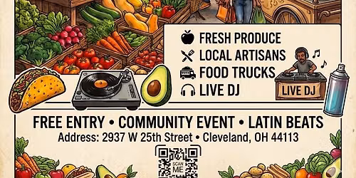 El Barrio market CLE presents: Beats & Bites Farmers market