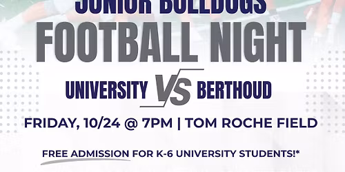 \ud83c\udf89Junior Bulldogs Football Night! \ud83c\udfc8