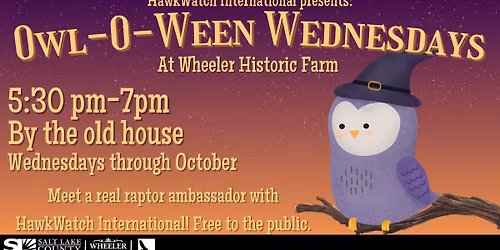 Owl-O-Ween Wednesdays at Wheeler Farm!