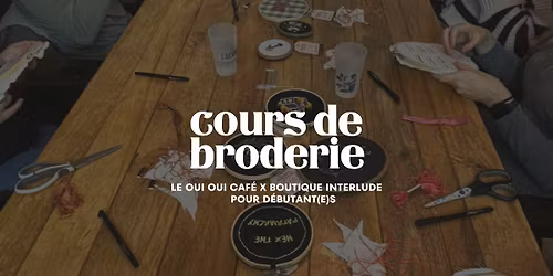 Cours d'initiation \u00e0 la broderie 
