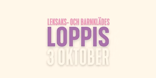 Leksaks- och barnkl\u00e4desloppis