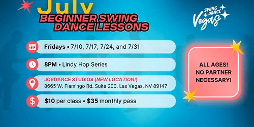 Beginner Swing Dance Lessons - No Partner or Experience Necessary!