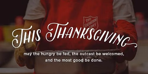 The Salvation Army Thanksgiving Day Meal