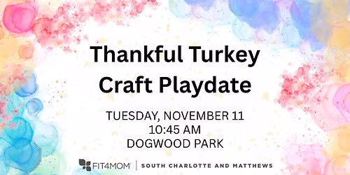 Playdate for Kids | Thankful Turkey Craft