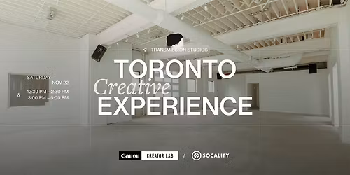 Toronto Creative Experience at Transmission Studios