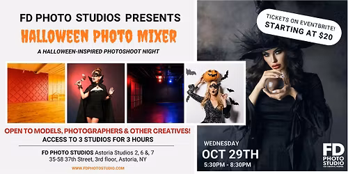Halloween Photography Mixer Event Astoria NY