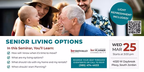 Senior Living Options | Wasatch Front Seminar