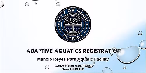 Manolo Reyes Pool Adaptive Aquatics - January 26 -30 (Ages 6-13)