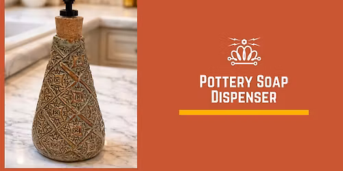 Pottery Soap Dispenser
