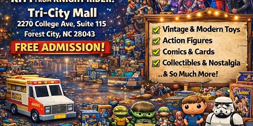 Tri-City Toy & Collectible Show at The Mall