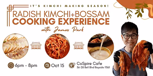 Korean Food Night - Kimchi & Bossam Cooking Class with James Park