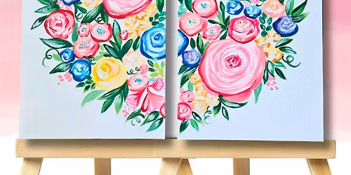 Mother's Day Bloom With Love- Split Canvas Class