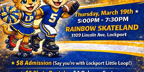 LLLF Skate Party at Rainbow Skateland