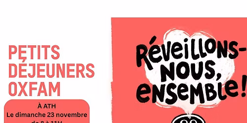 Petits d\u00e9jeuners Oxfam-Magasins du monde \u00e0 ATH