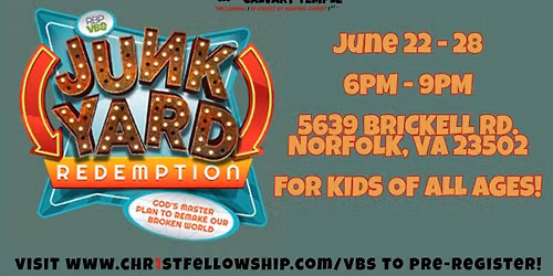 Junkyard Redemption VBS!