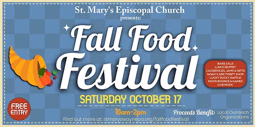 St. Mary's Annual FALL FOOD FESTIVAL