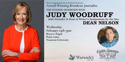 Judy Woodruff Writers Symposium by the Sea w\/Dean Nelson