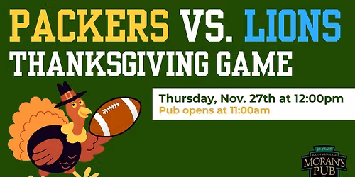 Packers vs. Lions on Thanksgiving