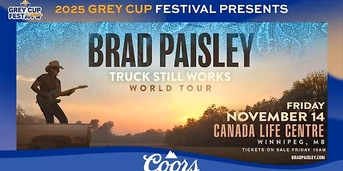 Grey Cup Festival with Brad Paisley, Jackson Dean