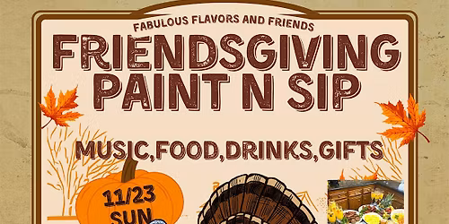 Friendsgiving Paint N SIP