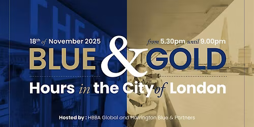 Blue & Gold Hours in the City of London