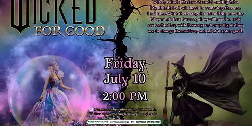 Afternoon Movie: Wicked for Good