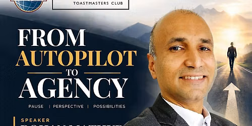 Legacy Toastmaster Meeting - Nov - Guest Speaker Rohan Mathur