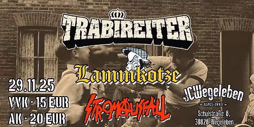 Trabireiter, Lammkotze, Stromausfall @JC Wegeleben Alte Zuckerfabrik 