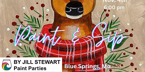 Holiday Deer Paint Party