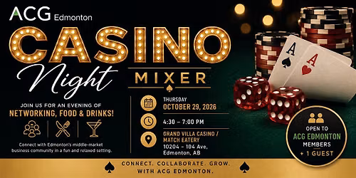 ACG Edmonton Casino Night Mixer