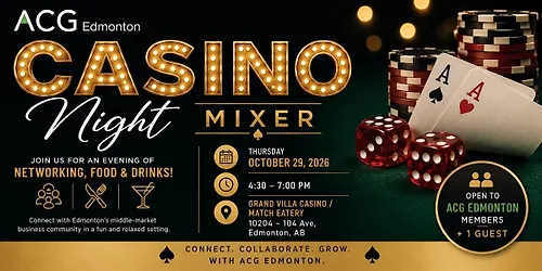 ACG Edmonton Casino Night Mixer
