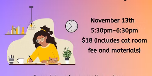 Creative Writing Class at The Purrfect Cup