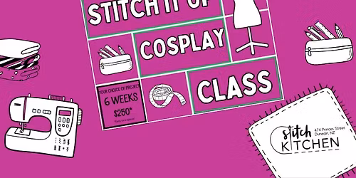 Stitch it up! Cosplay Class for teens\/tweens!
