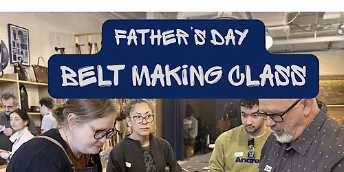 Belt Making Workshop at Saint Helens Leatherworks