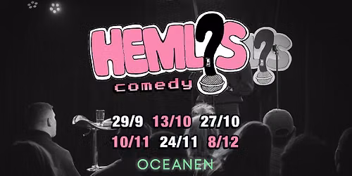 Hemlis Comedy h\u00f6sten 2026 p\u00e5 Oceanen