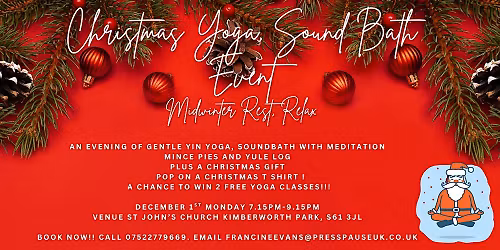 Mid Winter Rest and Relax, Yoga and Sound Bath