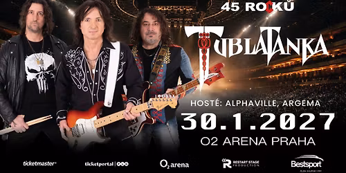 TUBLATANKA \u2013 45 ROCK\u016e | O2 arena | host\u00e9 Alphaville & Argema