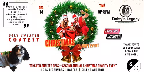 Toys for Shelter Pets \u2013 Second Annual Christmas Charity Event