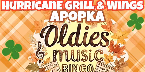 Oldies Music Bingo @ Hurricane Grill & Wings - Apopka