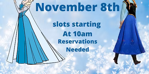 Make a Snowflake with Anna & Elsa - November 8th