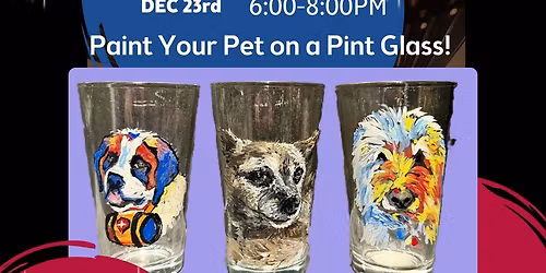 Paint Your Pet on a Pint Glass With Riverlands Brewing & Pinot's Palette St. Charles